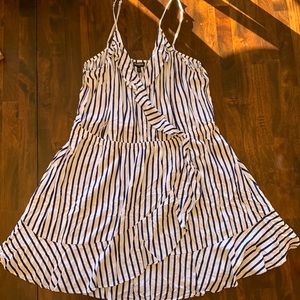 Faux wrap dress